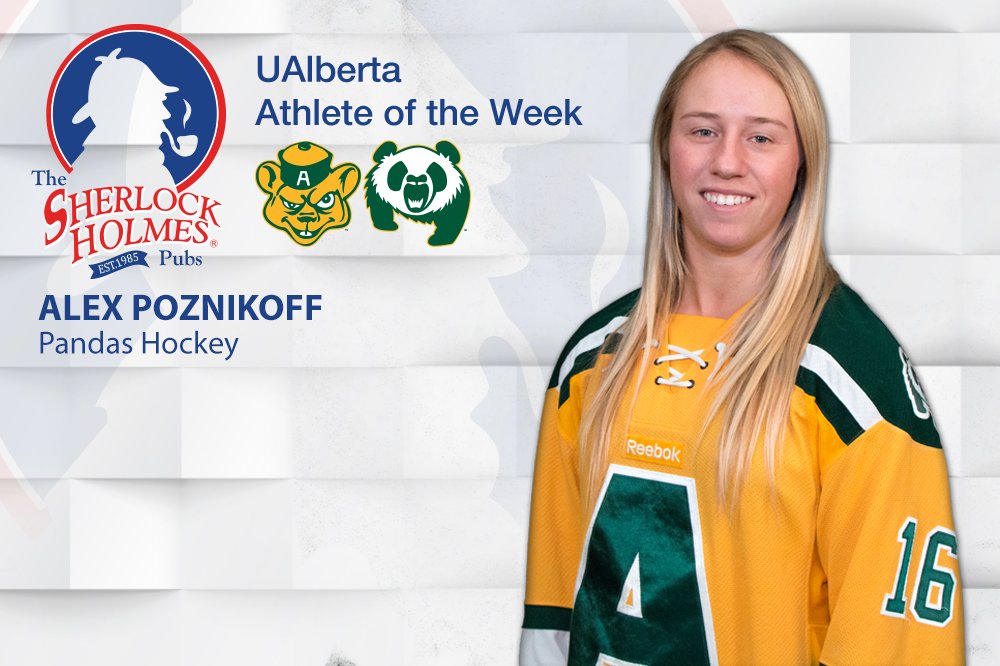 BearsandPandas's tweet photo. ICYMI | @PandasHockey's @AlexPoznikoff named @theSHHG AOTW &amp; @CWUAA First Star of the Week! #GreenandGold
STORY: https://t.co/AZMEjkpdyD https://t.co/WrtbnkRSDO