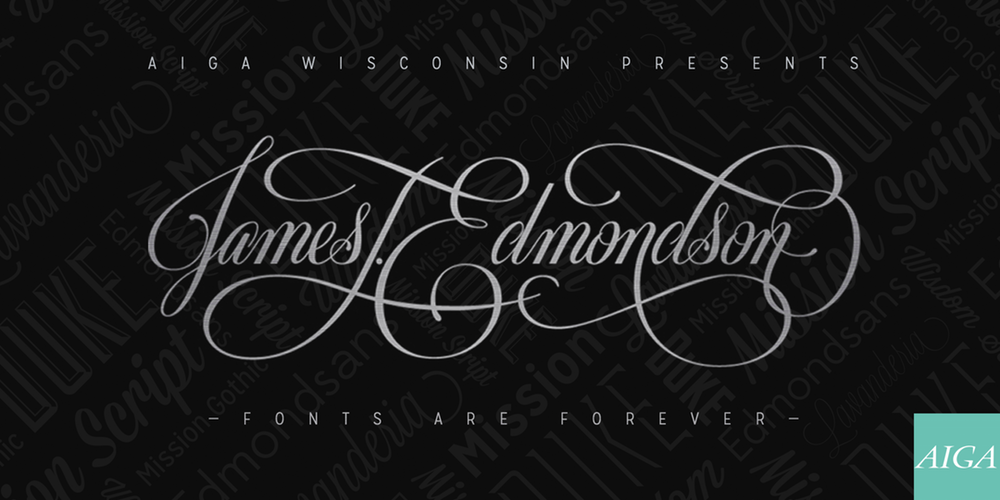 aigawisconsin's tweet photo. THIS THURSDAY: Lettering artist James T. Edmondson (@OHnoTypeCo) visits #Milwaukee. Sign up: https://t.co/liBQ6uXzhY https://t.co/dnoEOJswh3