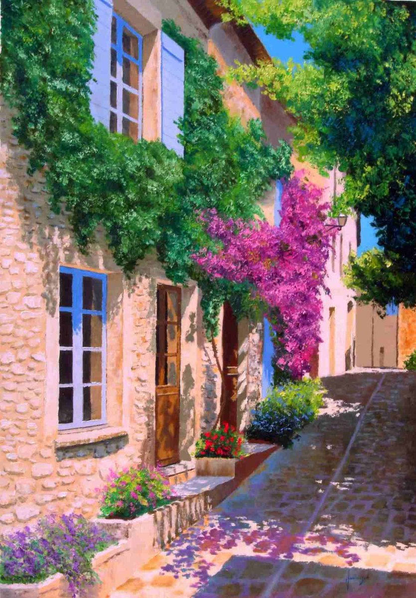 GabrielaLureti's tweet photo. 'Shady Lane' by Jean-Marc Janiaczyk #art https://t.co/kxVAAGODls