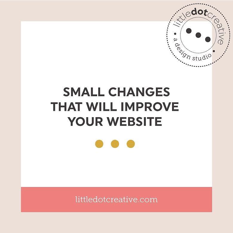 littledotco's tweet photo. It's always the small things that make a difference. Up your website game by making these … https://t.co/3hhRxPIZLN https://t.co/RHrSB41VJP