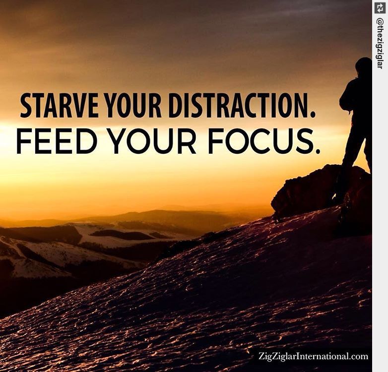 ericomuro's tweet photo. Starve your distraction. Feed your focus. #Focus #LimitDistraction #Achieve #makeithappen #positivity #businessquotes #successquotes https://t.co/AkrgSZsY3M