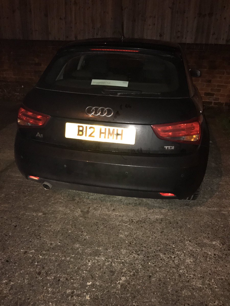 Private property no parking sign up on the wall - must they be blind?