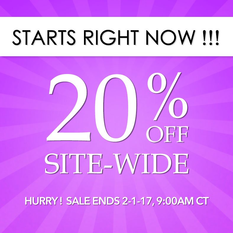 For a limited time, only - Ends February 1st @ 9am CST! Run, don't walk :)
XOXO, Cosmetique cosmetique.com <a href="/CosmetiqueUS/">Cosmetique</a>