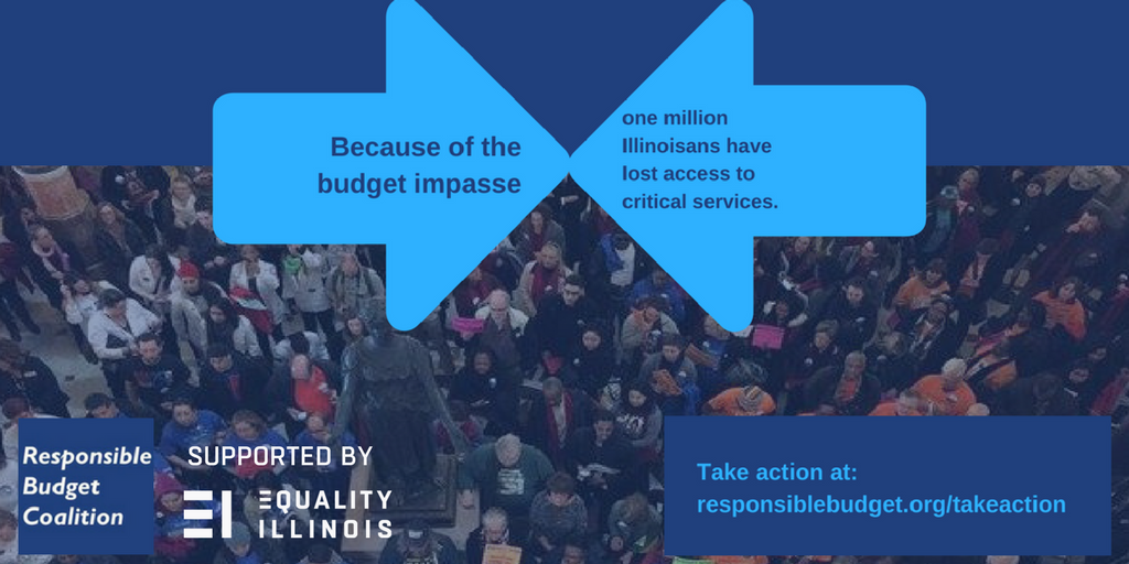 EqualityILL's tweet photo. Gov. Rauner delivers State of the State Wednesday. Take Action TODAY for #ILBudgetNow @ https://t.co/j3HHkHZ9XL @RespBudgetIL #SOSIL #twill https://t.co/L1QVIhgL87