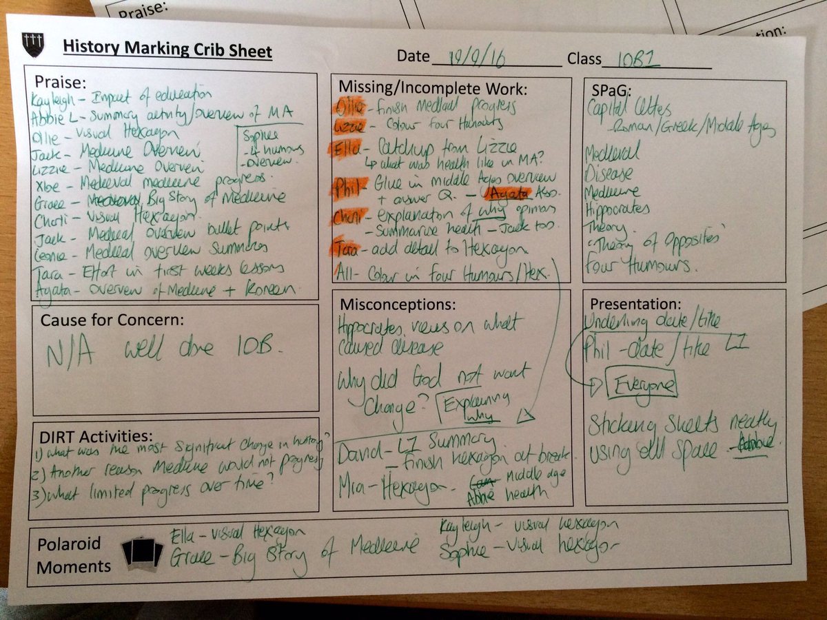 LessonToolbox's tweet photo. Amazeballs #markingcribsheet via @MrThortonTeach
How to here https://t.co/UV7pCKEADQ
#ukedchat #marking #aussieEd https://t.co/ZKdnjEhDOF