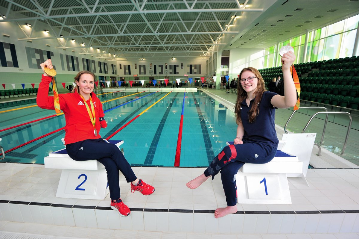 myworcester's tweet photo. Highlights from #WorcesterPool official opening about to start on @ITVCentral at 6 & @bbcmtd at 6:30 with @beckyredfern99 & @ClaireCashmore https://t.co/C2J1TZVPjl