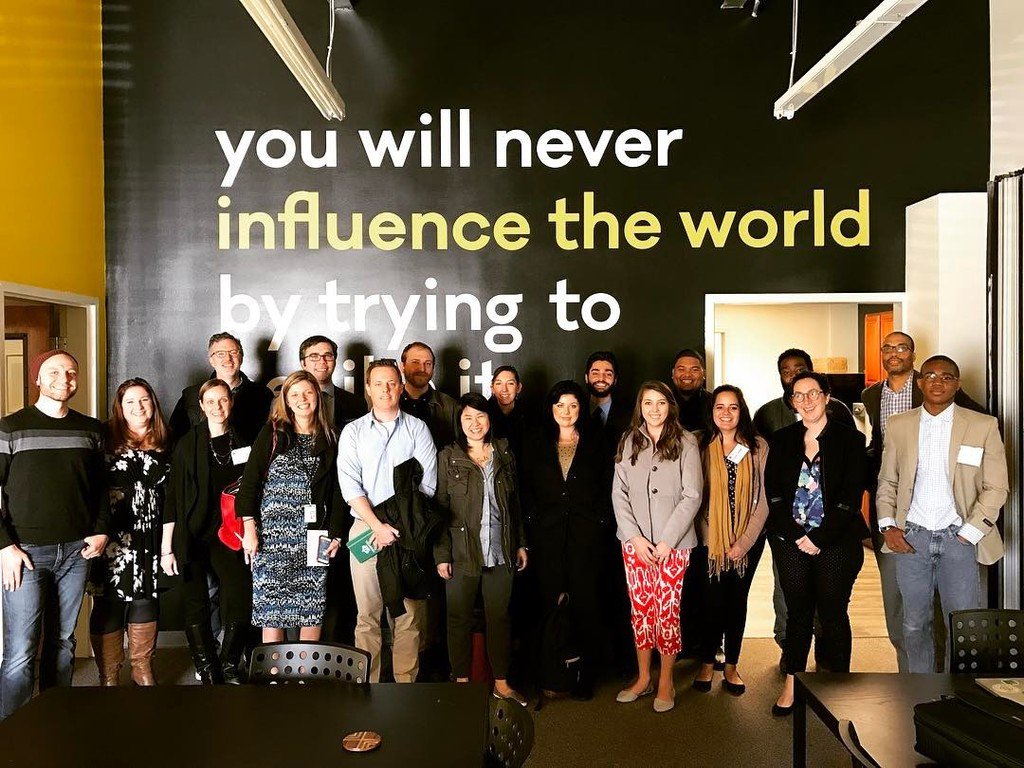 HyggeCLT's tweet photo. Charlotte's @knightfdn #knightcitieschallenge finalists. Let's do this! 💪🏼 "You will never… https://t.co/JDVujhPz0u https://t.co/dw57KDNCoU