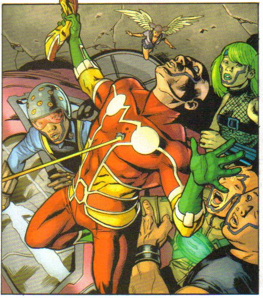 ShiloNorman's tweet photo. After Death of @KirbyNewGods, I battled @DarkseidvsJLA during Final Crisis.I saved the Multiverse from being dragged into Hell as he died. https://t.co/lI4BRFfoqA