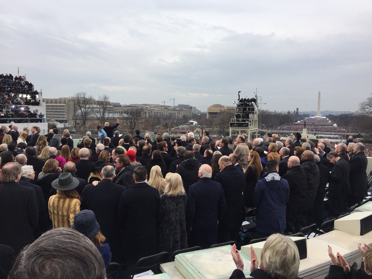 MaryFallin's tweet image. My view from @POTUS inauguration last week. Great speech but even better seeing so many Americans fill up the mall to support him! #MAGA