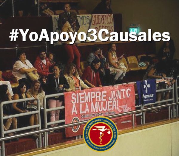 MatronasStgo's tweet photo. Hoy a las 16:00 hrs se vota el proyecto de interrupción voluntaria por #3Causales en el @Senado_Chile https://t.co/pMXY6zzJCU