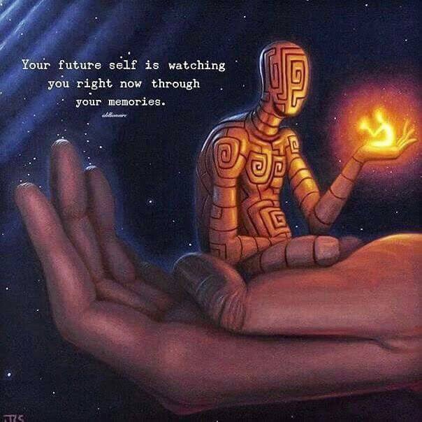 BlueMoonMatthew's tweet image. Your future self is watching you right now through your memories