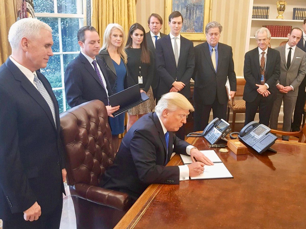 indianz's tweet photo. President Donald Trump declares war on Indian Country with action on oil pipelines #NoDAPL #NoKXL https://t.co/7OK9C82poJ https://t.co/XbvpR5HEWa