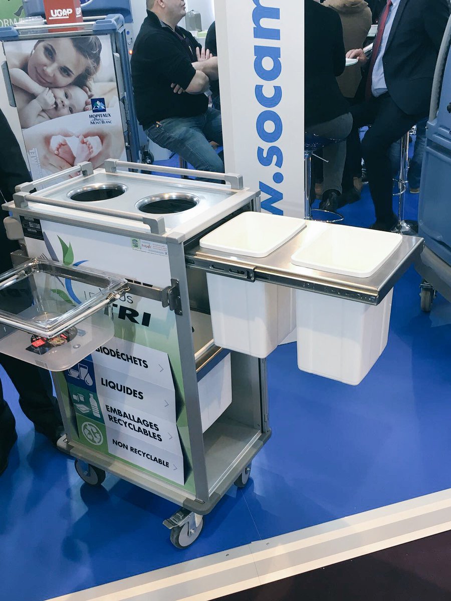 MFdezMonroy's tweet photo. En @Sirha_Lyon junto a @ElectroluxPro y #Socamel #Foodservice #foodtrolley https://t.co/eqwan3P0XK