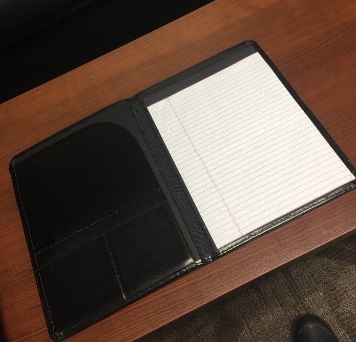 TrineKSB's tweet photo. The KSB merchandise store got in a NEW item! The portfolios are great for Career Fairs! Check them out this Friday @ our table from 9am-12pm https://t.co/niBWGf9sNP
