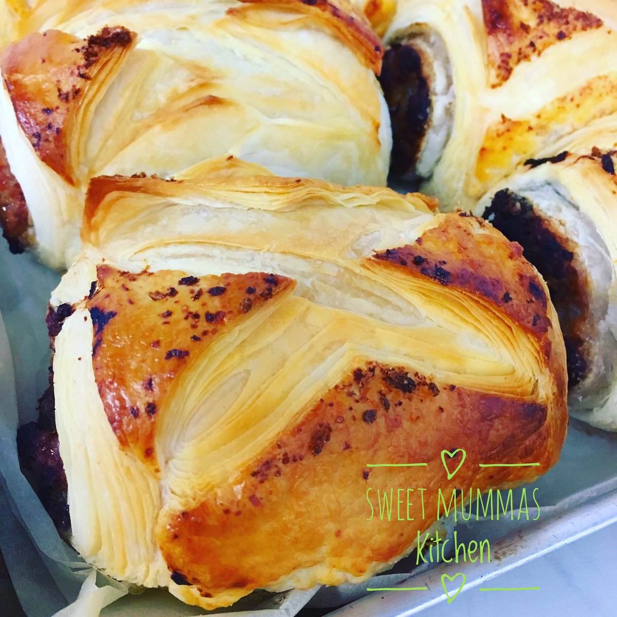 And here are the haggis sausage rolls,available for one day only,25th January. With a lovely cross of St Andrew scored into the pastry.