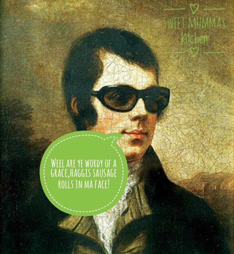 Well....we had to do it......a wee nod to The Bard tomorrow........#BurnsNight