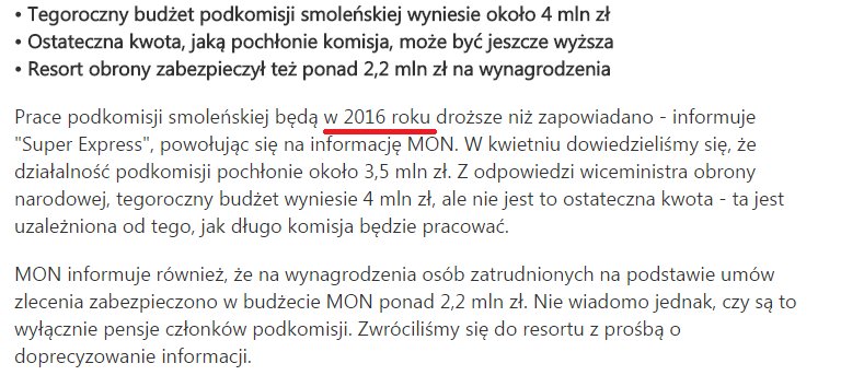 Co mamy?
Koszty, bez efektów