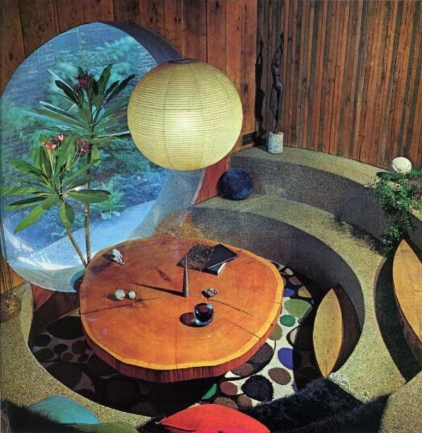 We gotta bring shagadelic conversation pits back into future interior designing