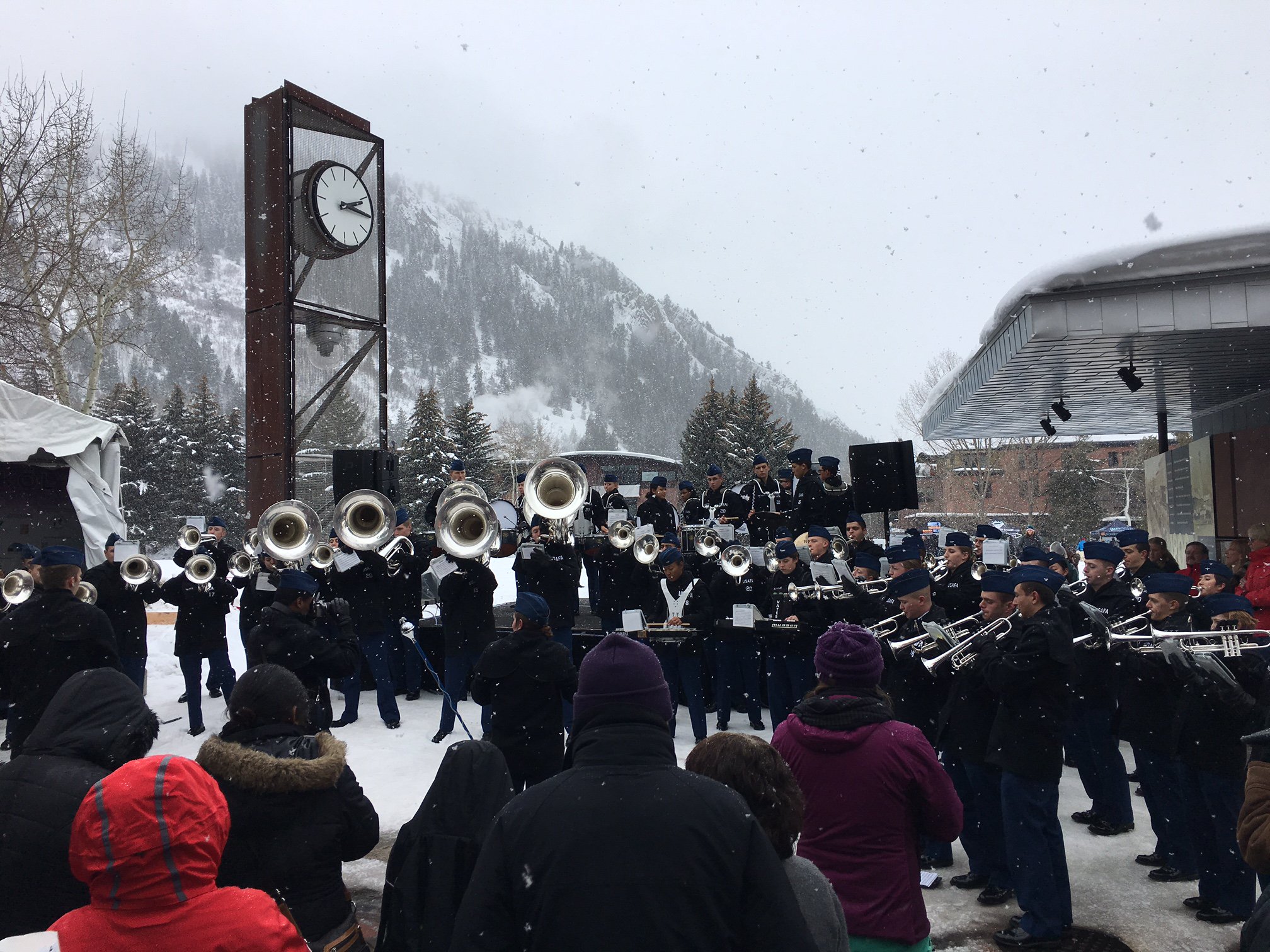 U.S. Air Force Academy on Twitter "The Cadet Drum & Bugle Corps played