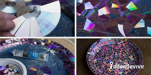 adondevivir's tweet photo. Descubre aquí cómo reutilizar tus viejos CDs y modernizar tu decoración: https://t.co/hfEHpPlLqS #decoracion #decotips https://t.co/mRrjDAgvPO