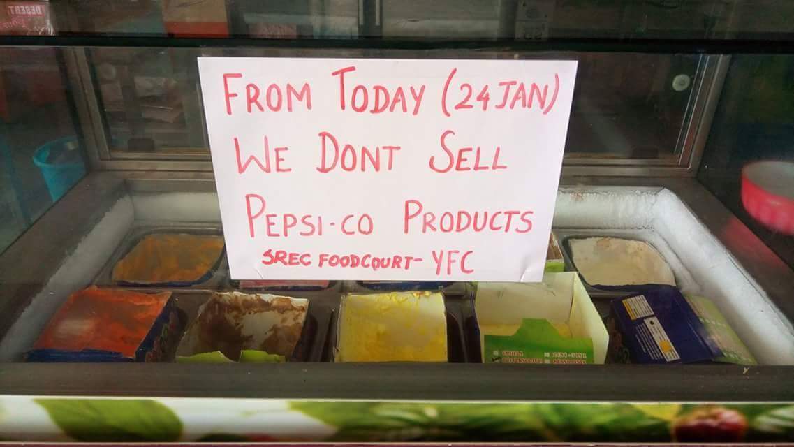 skycinemas's tweet image. Sri Ramakrishna Engineering College also banned soft drinks in their canteen  from today.. Let&apos;s Respect and spread.. 

#BanPepsiCoke