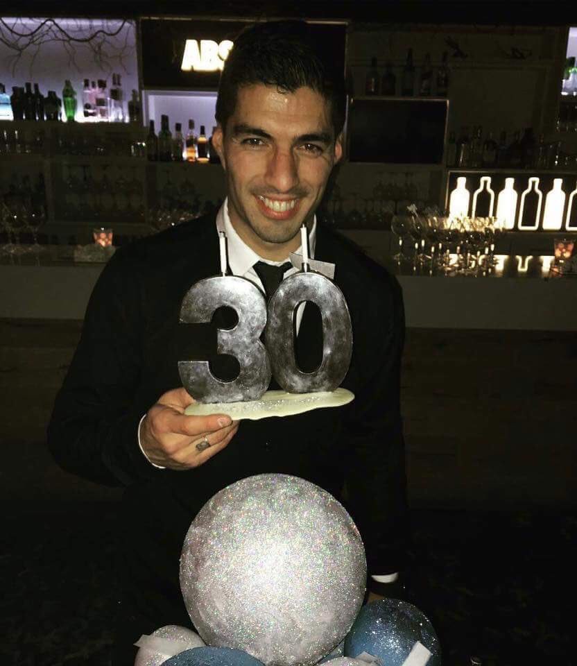 Luis Suárez turns 30 today. Happy birthday to the best striker in the world!  
