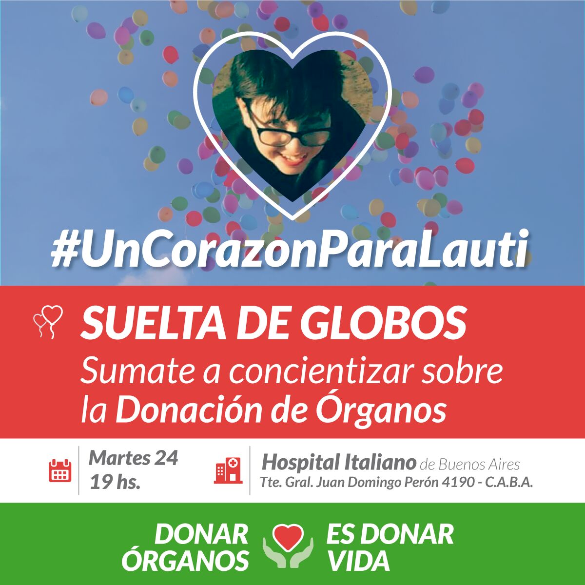 Deb023's tweet image. @andykusnetzoff  nos ayudas a difundir por favor #UnCorazonParaLauti