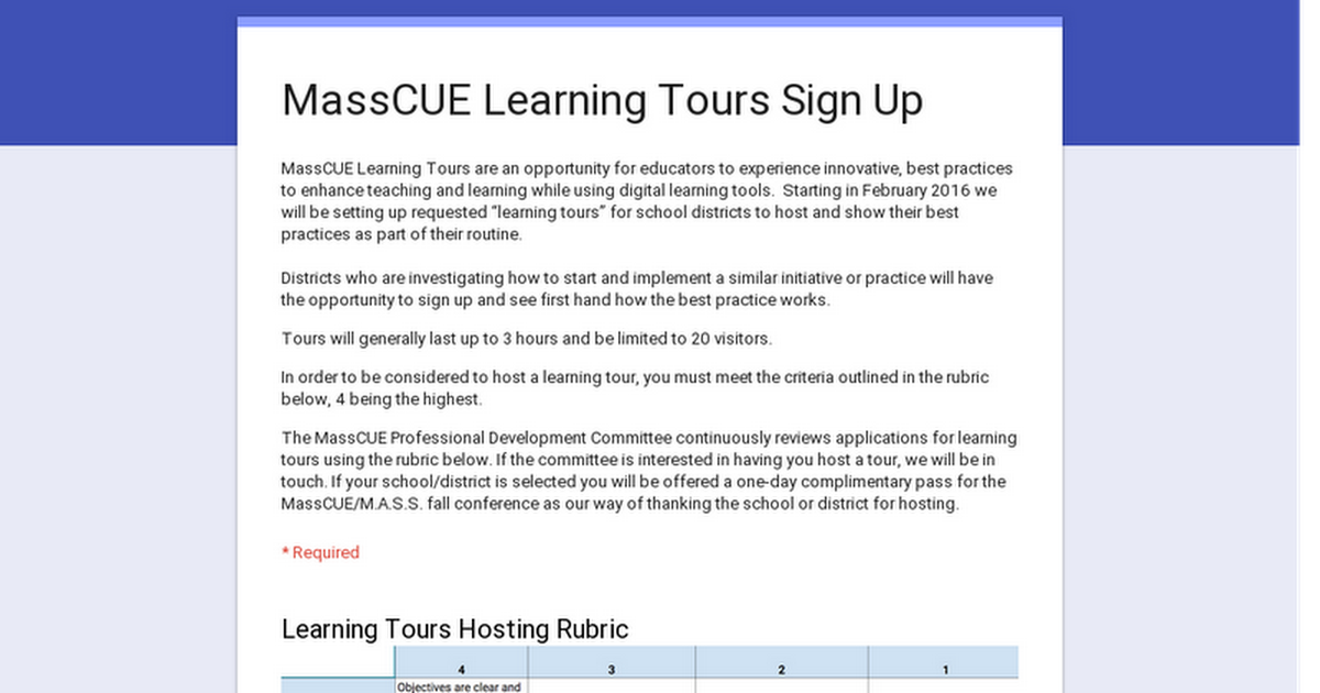 MassCUE's tweet photo. #MassCUE16 Is there something amazing in your district? Propose a MassCUE learning tour here: https://t.co/DmnuUezLk7 #edchatma #edtech https://t.co/6JRKGe34Or