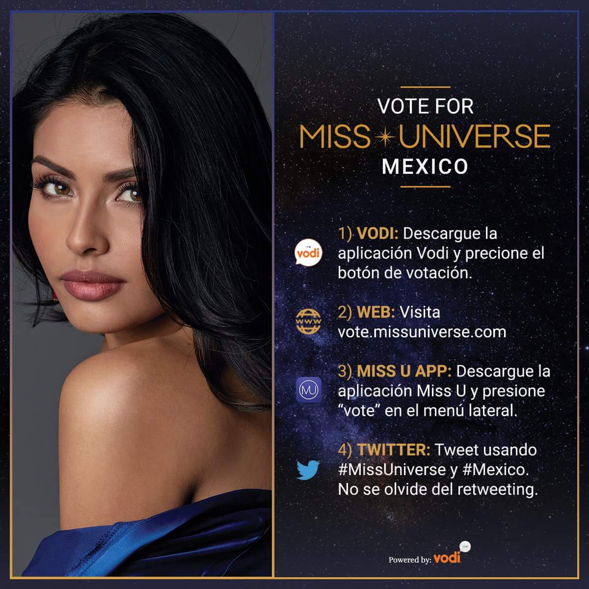 AndreaMezaDeb's tweet photo. #missuniverse #missMexico #nbmexico #kristalsilva #missuniversemexico #ConDiosEsPosible #KristalSilvaMU #missuniverse2016 #vamosporlatercera https://t.co/oQRumQCRJD