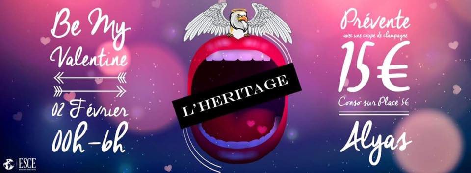 bde_invictus's tweet photo. Réservez dès à présent votre soirée du 2 Février pour une nuit qui s'annonce plus romantique que jamais...💘💋🎯🌹
#IVS #vieassoesce https://t.co/eNQwlaJBpb