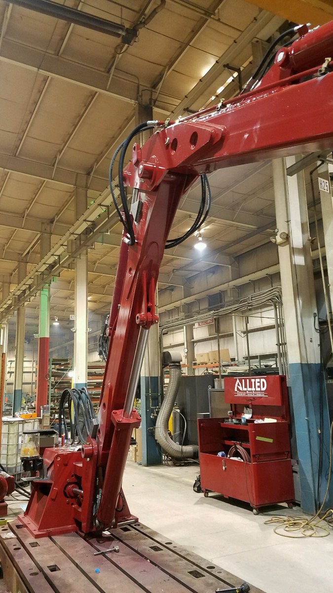AlliedBooms's tweet photo. #Boom in the Air! #TestingComplete #ReadytoShip #Construction https://t.co/1sY05H0sCZ