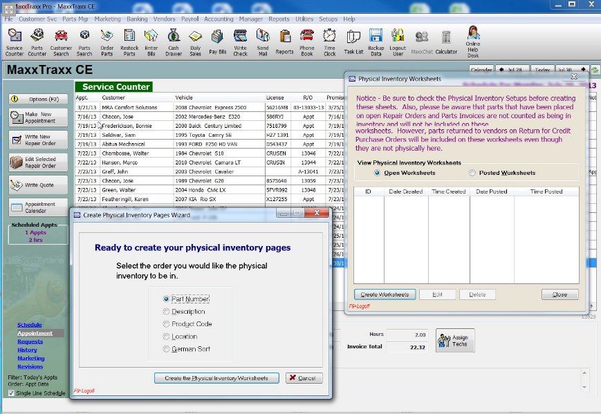 ScottSystems's tweet photo. Auto repair shops can easily manage physical inventory using #MaxxTraxx #shopmanagementsoftware https://t.co/anuVElbk6w https://t.co/Kg3l3Fmupc