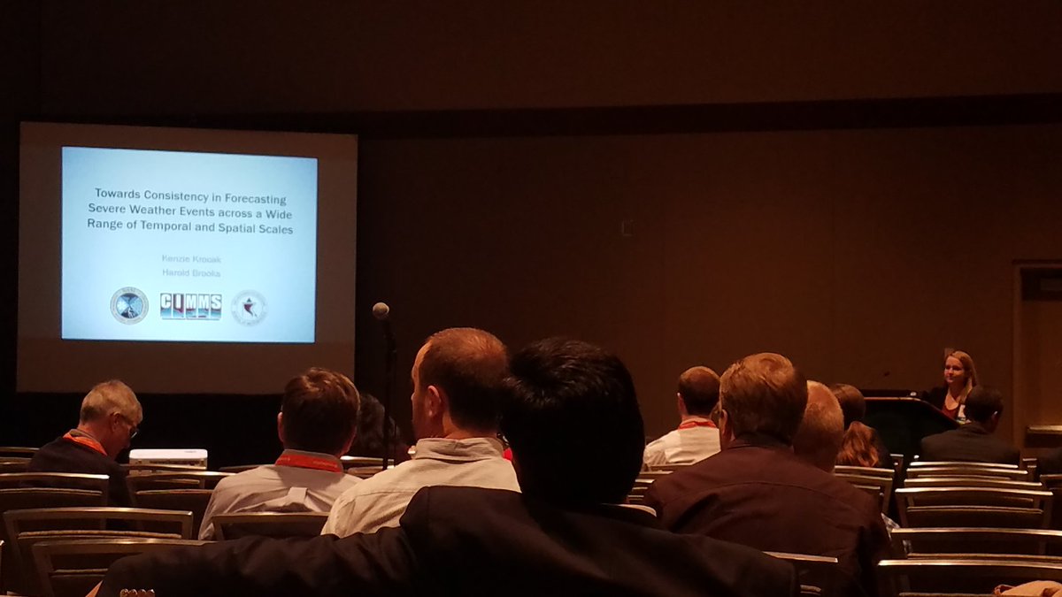 ousom's tweet photo. Graduate Student Kenzie Krocak presenting at #AMS2017! #OUtoAMS https://t.co/10CrOJ0zmV
