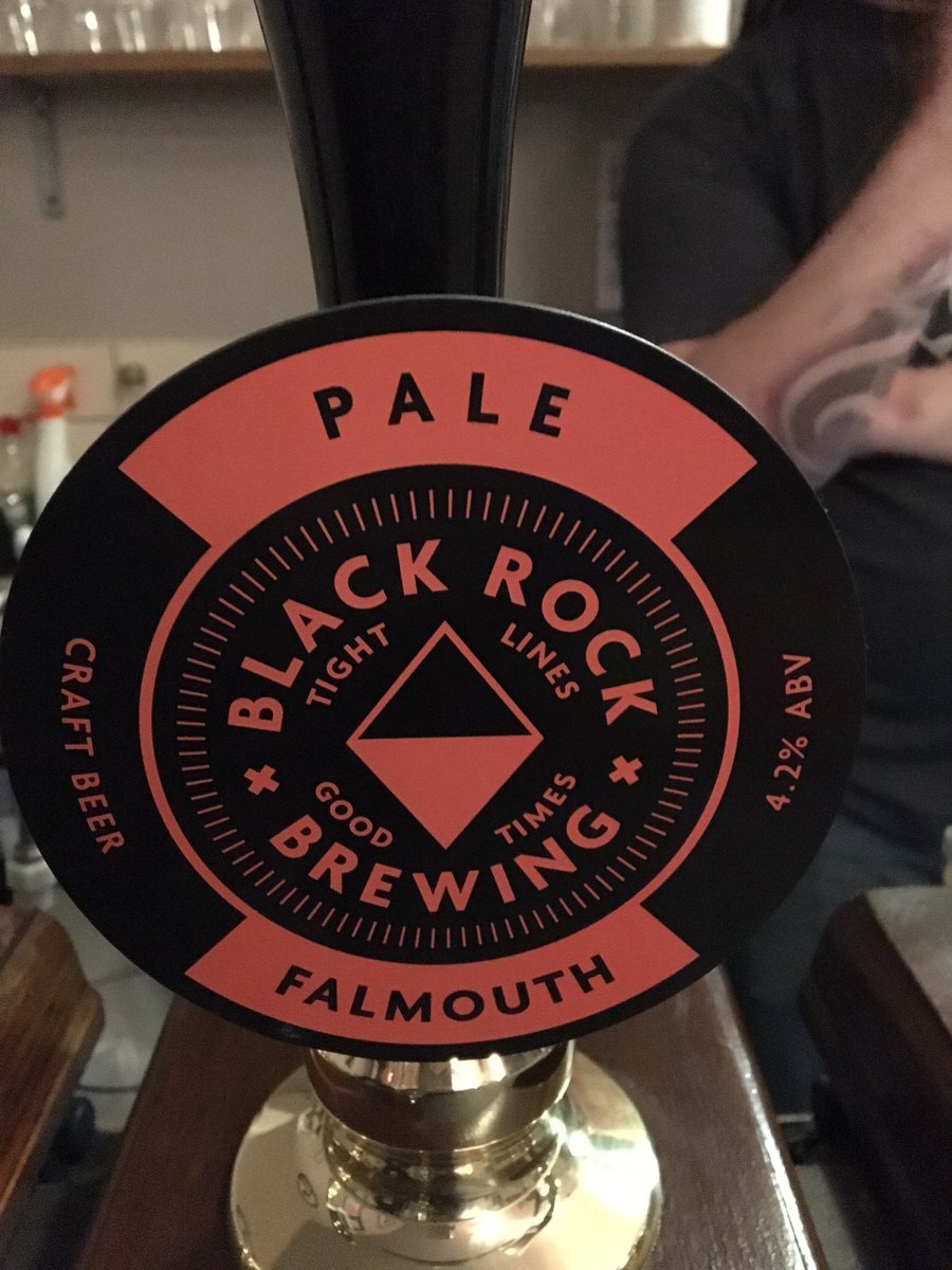 Now on the bar, and a first for us, <a href="/BlackRockBrewCo/">Black Rock Brewing</a> Pale. Tasty.