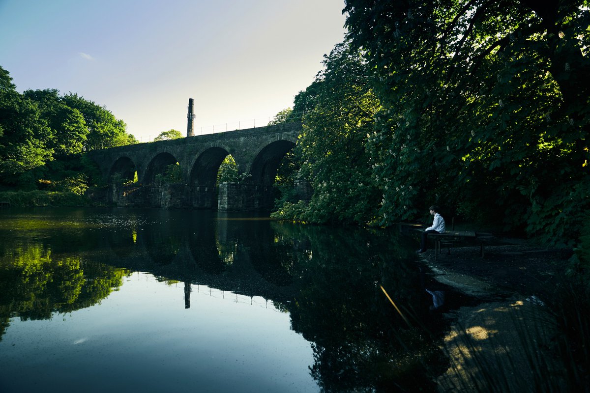 StrawbLacesFilm's tweet photo. We were lucky to have picturesque scenery for #StrawberryLacesFilm. Charlie Concannon by the water's edge.  #BuryIsBeautiful @VisitBury https://t.co/lBWzkmR0Hj
