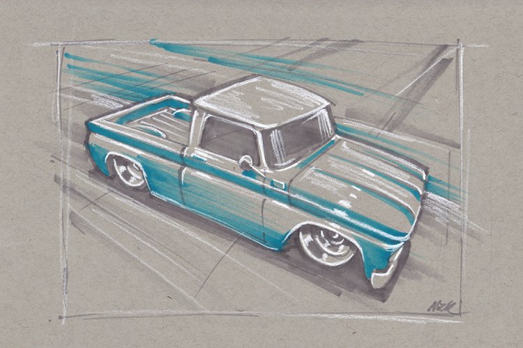 c10source's tweet image. Cool #c10 art from Nick Crouch of @SurfaceDVD. See it today at ow.ly/UDCc308dLbv. #c10source #c10trucks