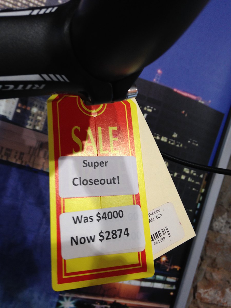 WestsideBikes's tweet photo. Super HOT Deal! We've had this Ritchey 650b TOO Long - it needs to go. Was $4K, now $2,874! Size M https://t.co/ROHOs8RXSg