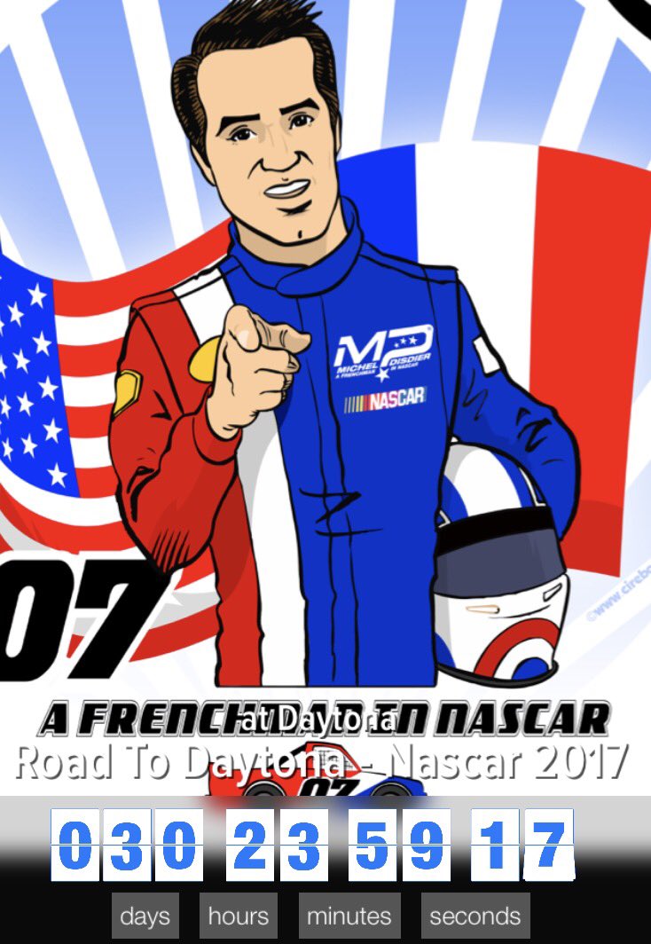 MichelDisdier's tweet photo. 30 days left until the fabulous  #Nascar race@ #Daytona! We still need some additional sponsors to finalize our fourth time!  #joinourdream https://t.co/pKSFUj1Rz5