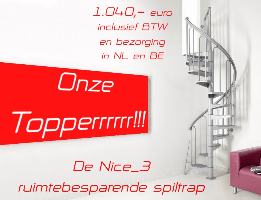 BAM wie zoekt er nog een #ruimtebesparende #spiltrap voor een leuke #prijs?
joppestrappen.nl/a-45435561/rui…