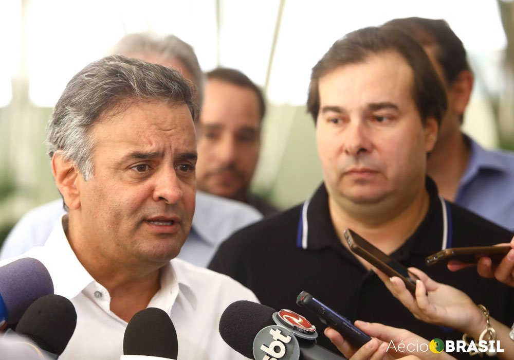 AecioBlog's tweet image. Após um encontro com o presidente da Câmara, deputado Rodrigo Maia, em Belo Horizonte, Aécio garantiu o apoio do PSDB à sua reeleição.