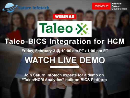 saturninfotech's tweet photo. Creating visualizations &amp; analyzing Human Resource data has never been easier with Taleo/HCM Analytics!  https://t.co/bnDTCtwcJd #HRdata https://t.co/lklNXQQrO8