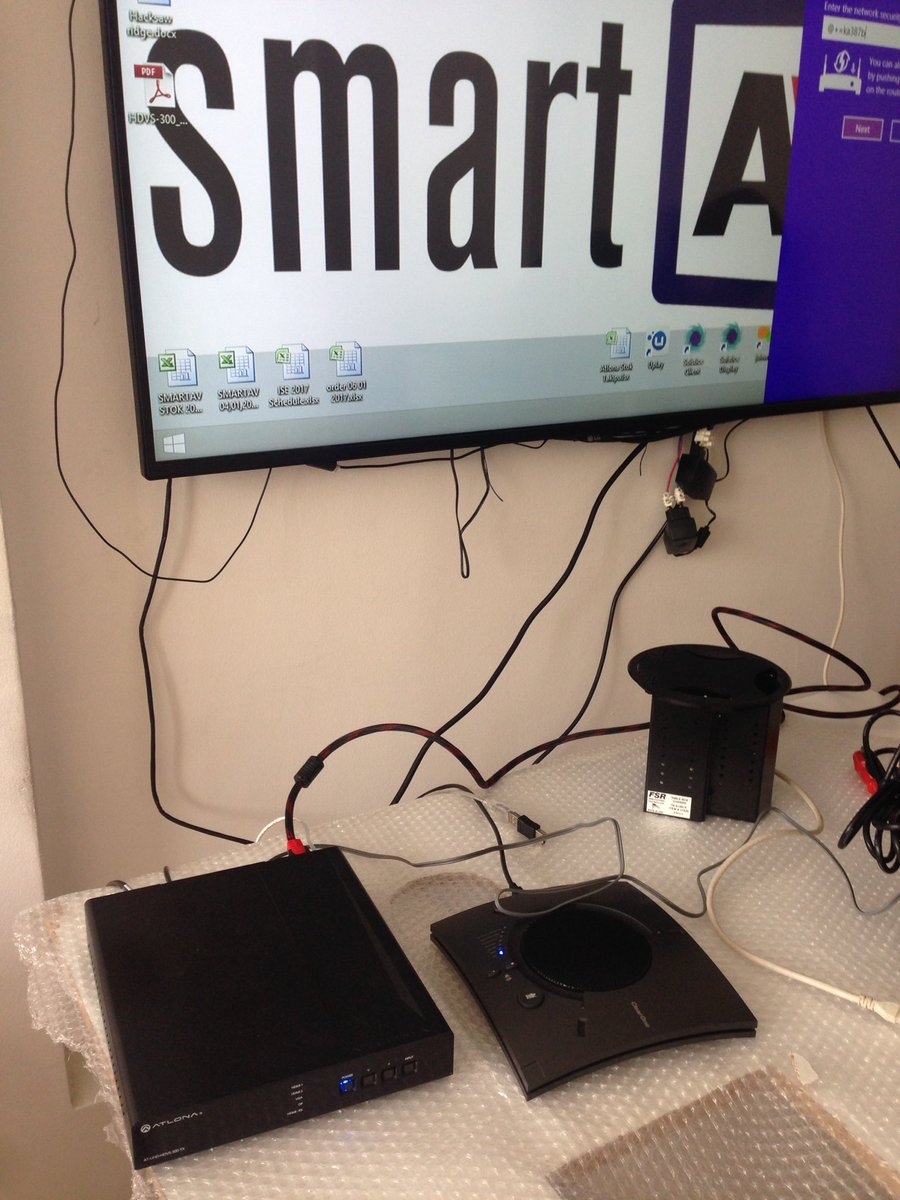 sevketturan's tweet photo. testing @Atlona #softcodec kit with @FSR_Inc retractors before installation #avtweeps #proav #liveinstall https://t.co/AyxoCySDxT