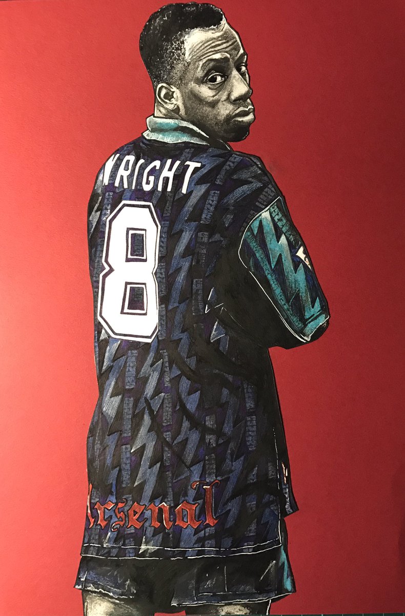 Ian WRIGHT, WRIGHT, WRIGHT!!
Drawing this has defo inspired me to do a #90sfootballlegends series @WrightyOfficial..instagram.com/p/BPqJ7MzFczo/