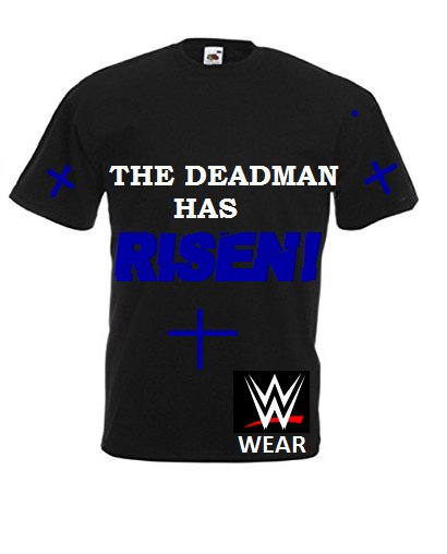 WCW_UK's tweet photo. Make sure you go to @WCWShop NOW! To get the BRAND NEW #TheTaker #TheDeadManHadRisen T- Shirt in Men, Woman &amp; Kids sizes for ONLY £10. https://t.co/Bax3lxgZky