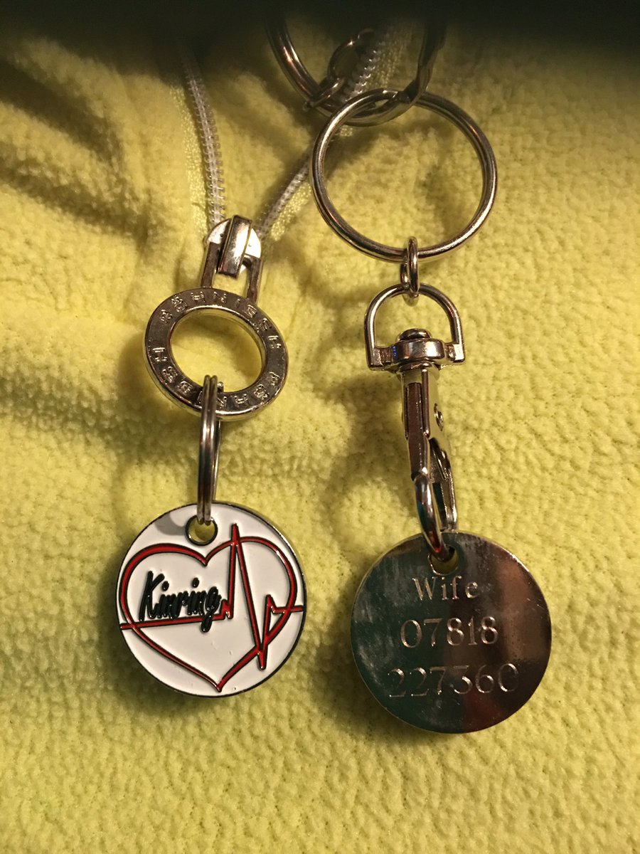 KinringLtd's tweet photo. At the #gym with #mykinring One side #kinring logo the other side personally engraved #nextofkin and their number #neverunknown #identity https://t.co/L7VMsovuCw