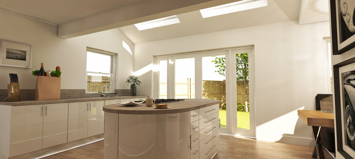 JakesvilleS's tweet photo. Evening All #seftonhour Latest design for a small kitchen extension in Liverpool. Independent Architects &amp; Designers https://t.co/B9EmauvXCl https://t.co/KusU49CnBw