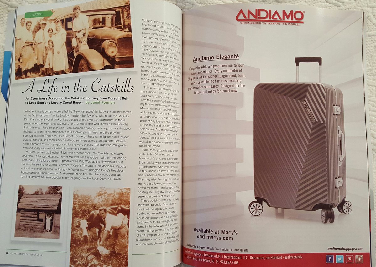 Schackne's tweet photo. Nice to see latest @tweetbypremier #PremierTraveler magazine with @AndiamoLuggage ad. #lovetotravel #beautifuldestinations #QualityMatters https://t.co/igvX8iECJI