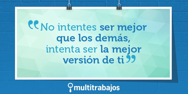 Multitrabajos's tweet image. Solo tu propio camino te llevará al #exito. #Multitrabajos #empleo