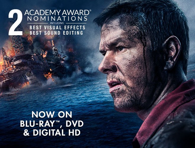 Congratulations to #DeepwaterHorizon for its 2 Academy Award nominations for Best Visual Effects and Best Sound Editing! 🏆🏆🏆