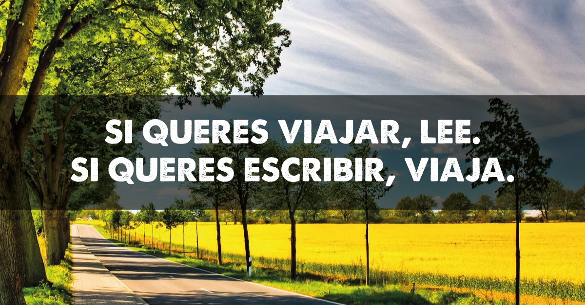 AgenteKaty's tweet photo. ¿Con ganas de viajar o escribir?
#ElCruceBlog #ViajarInspira https://t.co/7kOlUuaMHx